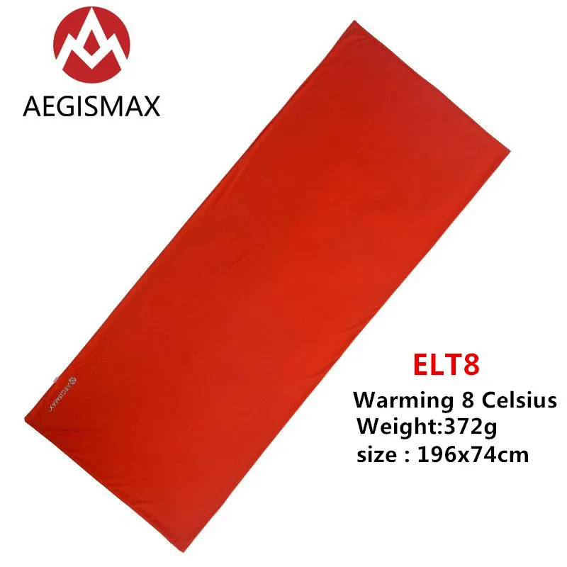 MLT8 Envelope L AEGISMAX термолит согревающий спальный мешок 5/8 Цельсия лайнер Открытый Кемпинг портативный одноместный спальный лист с замком температуры - Цвет: MLT8 Envelope L