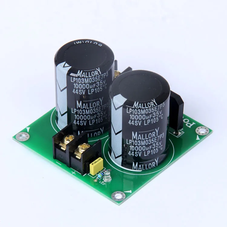 Одногрупповая высокомощная фотофильтровальная плата питания (10000 мкФ Ф/35 в * 2)