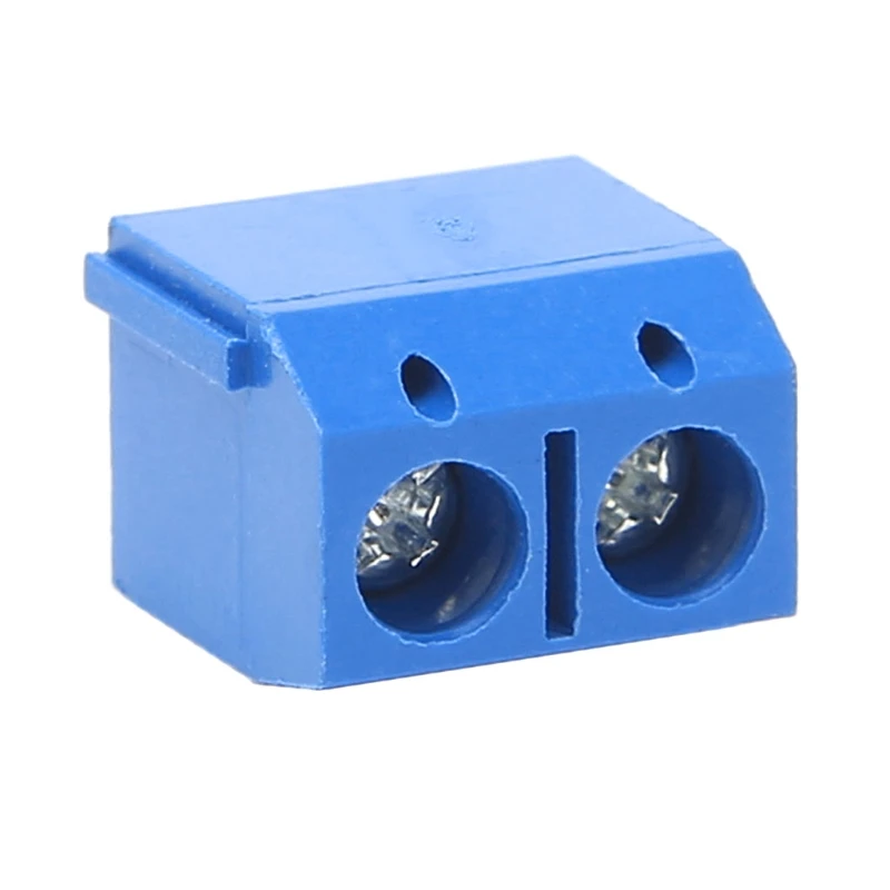 100 шт. 2 Pin винт клеммный блок печатных плат разъем 5 мм Шаг 16A|pcb terminal block|pcb block