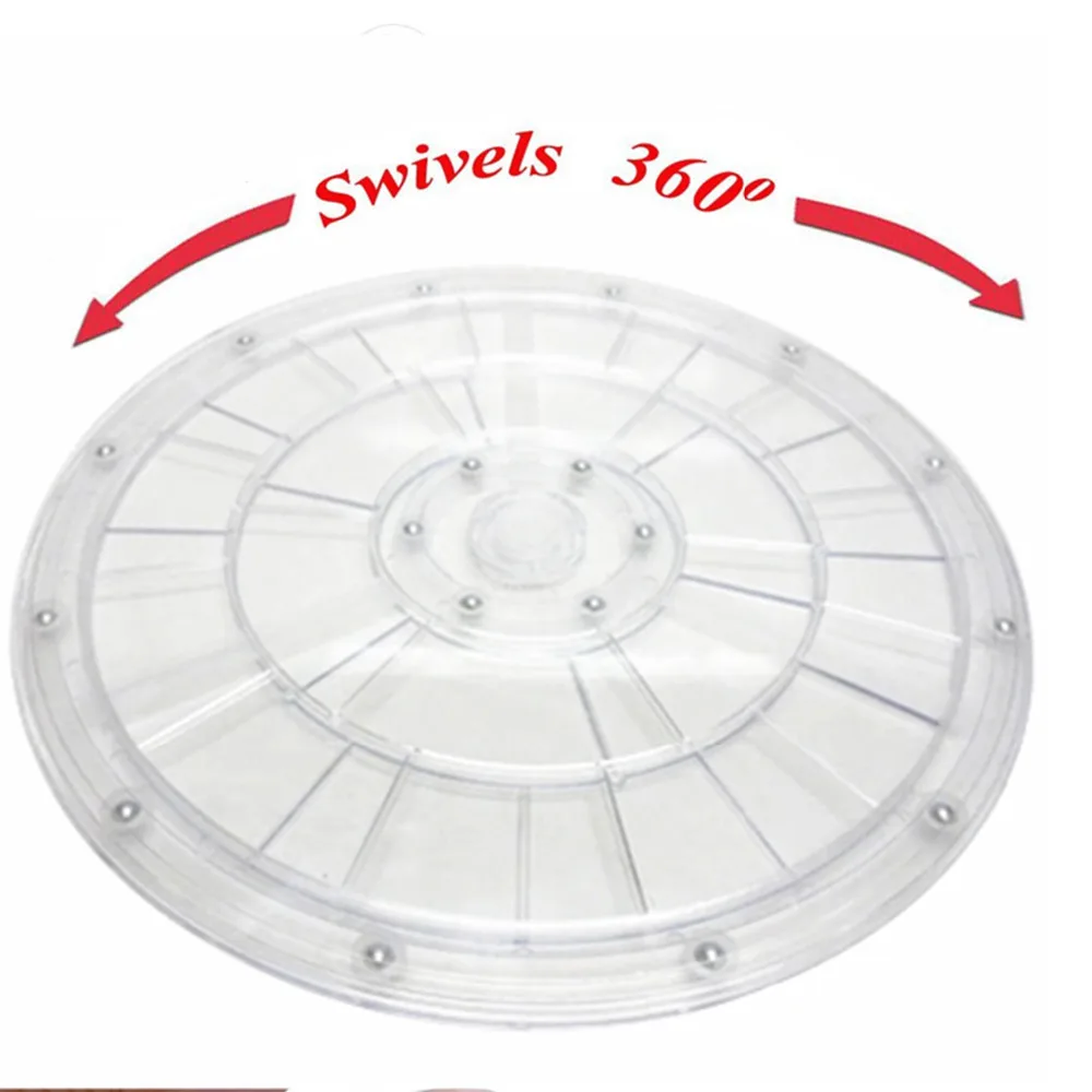 Пластиковое ручное колесо 30 см прозрачное акриловое вращающееся аксессуары для