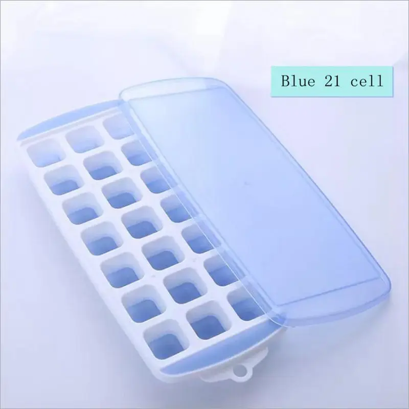 21 Grids Silicone Ice Cube Mold Square DIY Fruit Maker Tools Home Kitchen Bar Drinking Refrigerator Frozen Accesoriess | Дом и сад
