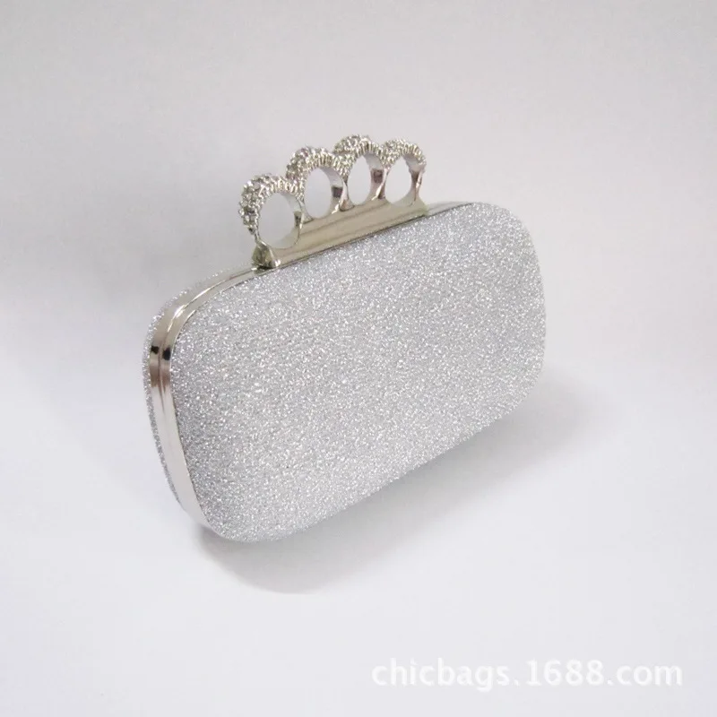 Женский клатч с черепами longmiao вечерняя сумочка кольцом цепочкой через плечо