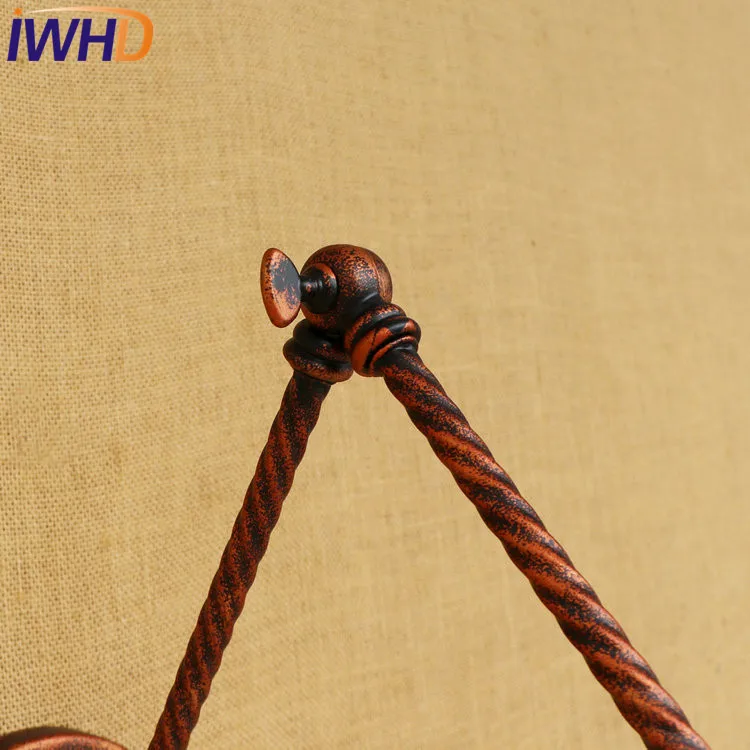 Настенный прикроватный бра IWHD винтажный настенный светильник | Лампы и освещение