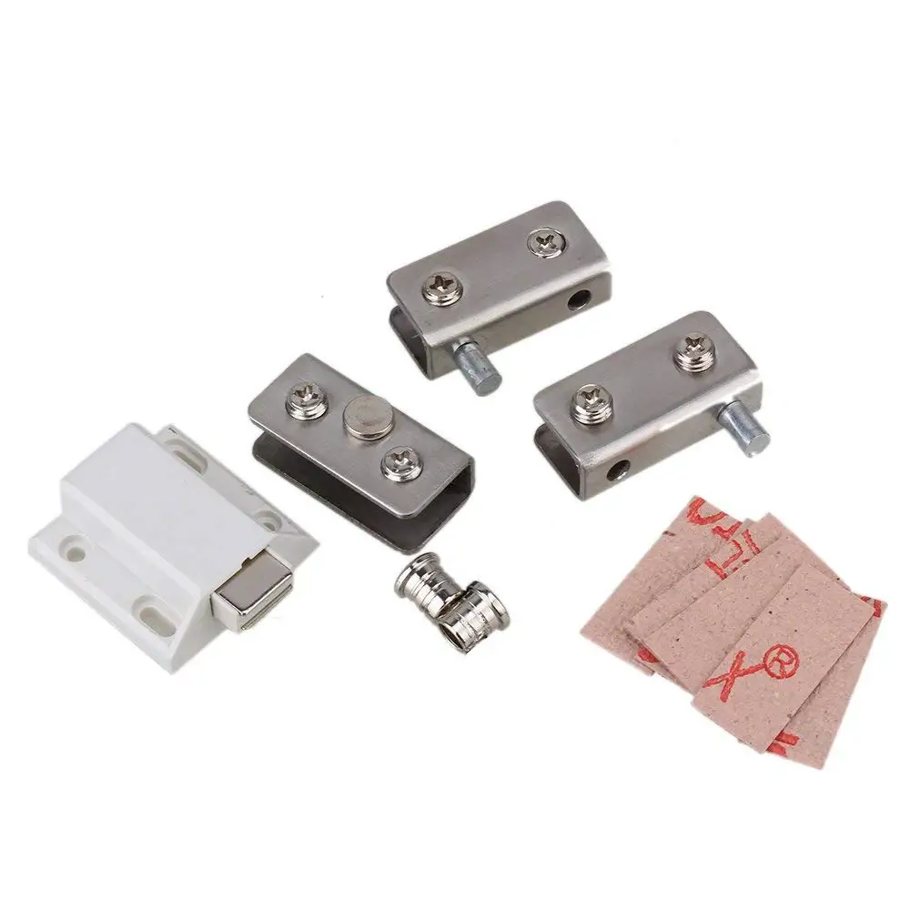 Single Suction Stainless Steel for 5-8mm Glass Door Pivot Clamps Hinges | Обустройство дома