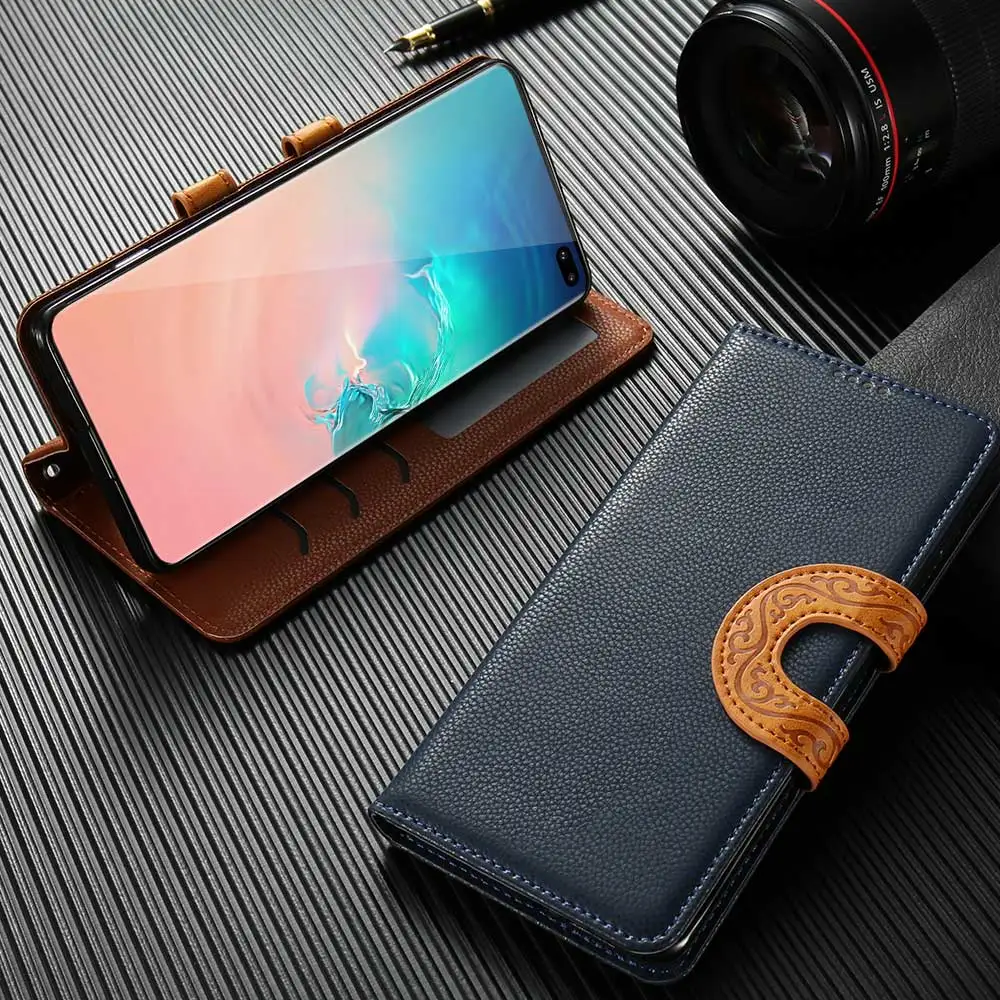 Кожаный чехол кошелек KISSCASE для Samsung Galaxy Note 9 8 S10 Plus S10e S9 A9 A8 A6 A7 2018 сумка