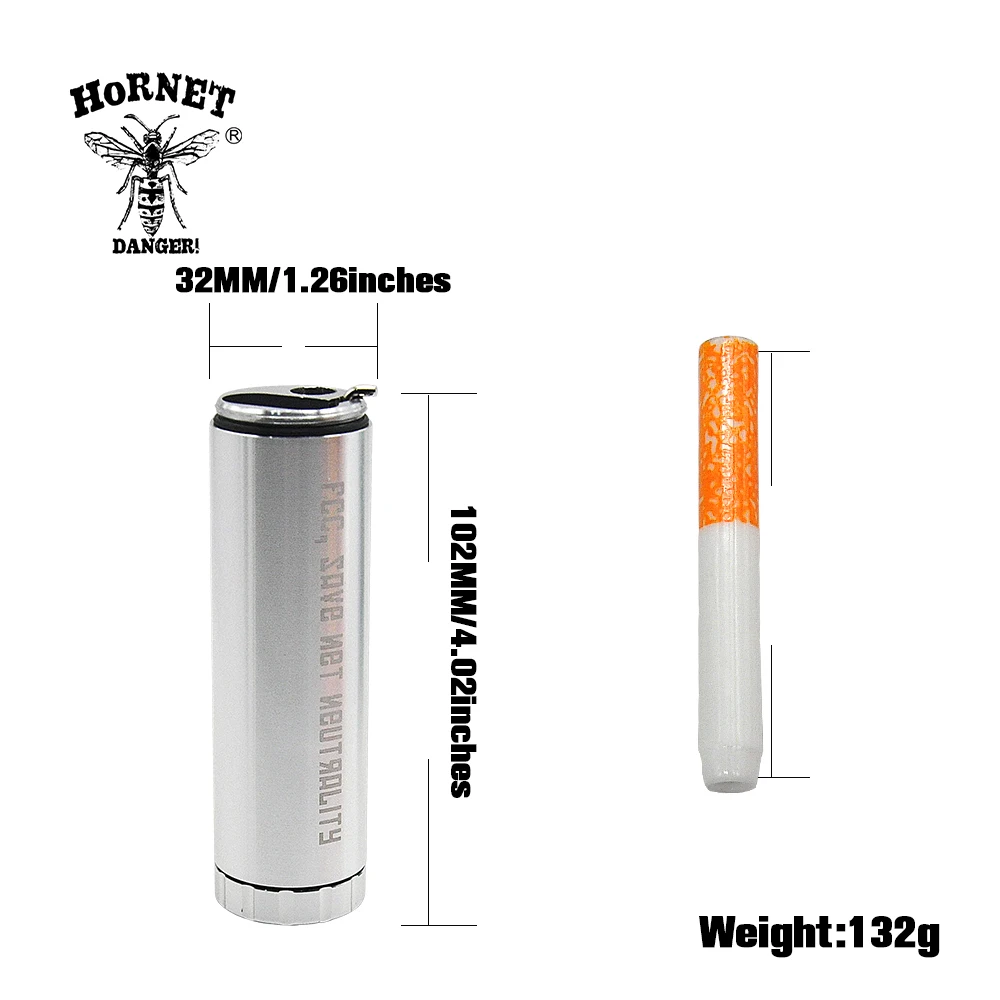 Землянка трубы Чехол измельчитель табака 30 мм Алюминий жернов для трав с местом