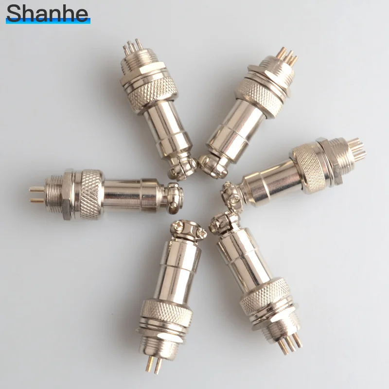 2pin/3pin/4pin/5pin/6pin/7pin мужской и женский контактный авиационный штекер, круглый разъем диаметр 12 мм