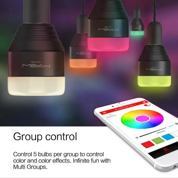 2016 Mipow E27 PLAYBULB умный светодиодный шар пузырьковый светильник 85 в 265 5 Вт