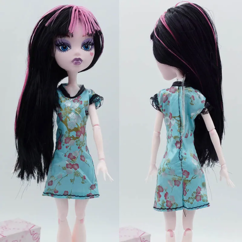 7 шт./лот, модная одежда для куклы Monster High, платья для вечеринок, Vestidos, Повседневная Одежда для куклы детские игрушки Monster High