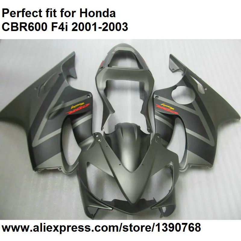 Aftermarket части корпуса Обтекатели для Honda CBR 600 F4i 2001 2002 2003 серый обтекатель комплект