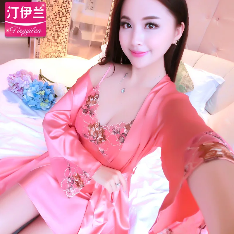 Женская кружевная одежда для сна женские модные сексуальные комплекты пижамы с v