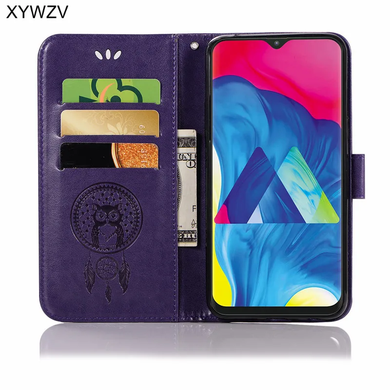 Чехол для Samsung Galaxy M20 роскошный флип-кошелек чехол телефона держатель карт Fundas
