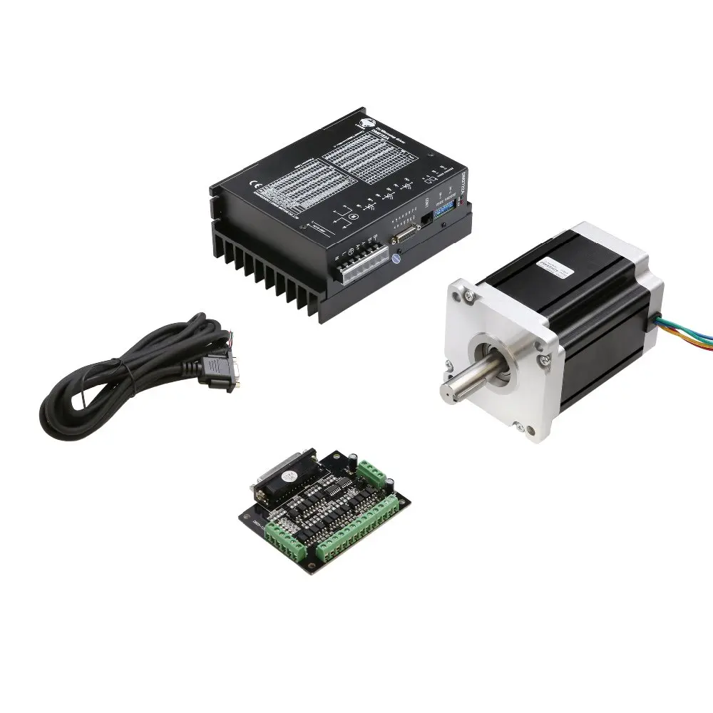 Бесплатный 1 осевой двигатель Nema42 4120oz in 42HS6480 драйвер DM2722A 8A 110 230VAC длинный