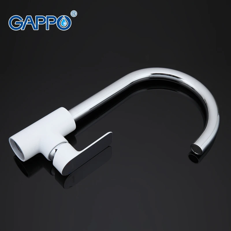 GAPPO смеситель для кухни белый кухонный кран раковины латунный Смеситель воды