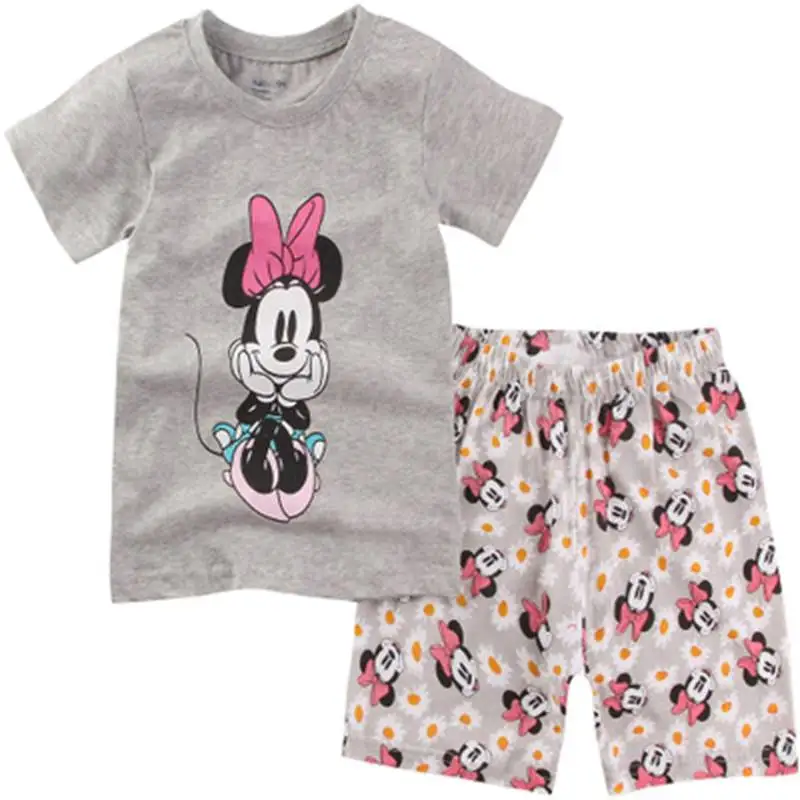 Лидер продаж летняя детская одежда для сна маленьких мальчиков и девочек костюм