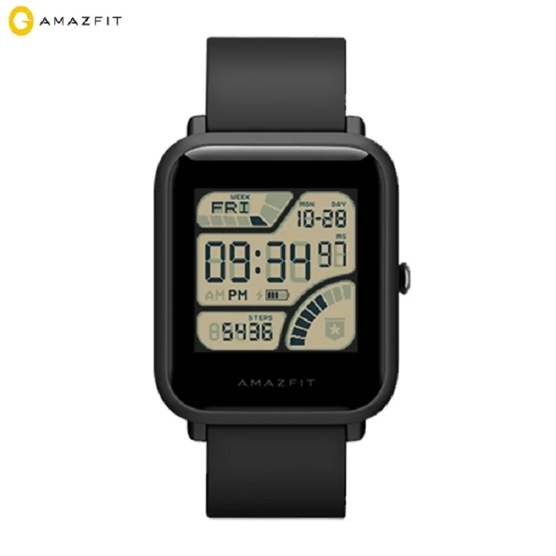 English Version Original Xiaomi Huami AMAZFIT Smartwatch Corning Gorilla Glass Screen Heart Rate Monitor Geomagnetic Sensor GPS |