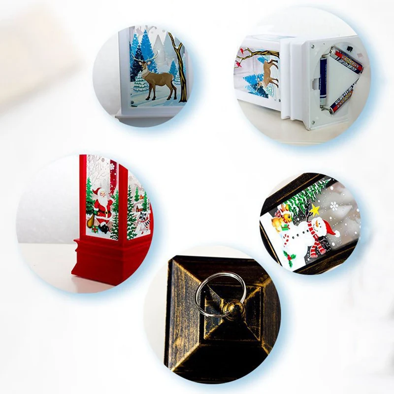 Высококачественный Рождественский декоративный подсвечник подвесной