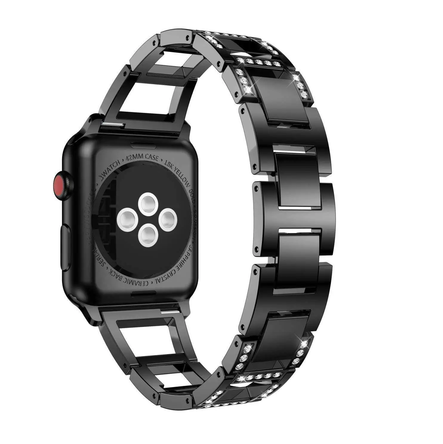 Нержавеющая сталь часы ремешок для наручных часов Apple Watch Iwatch версия 1 2 3 размер