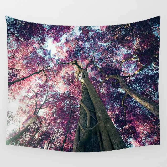 

Hot sale beautiful blue sky lake hill creative pretty pattern wall hanging tapestry home decoration wall tapestry tapiz pared