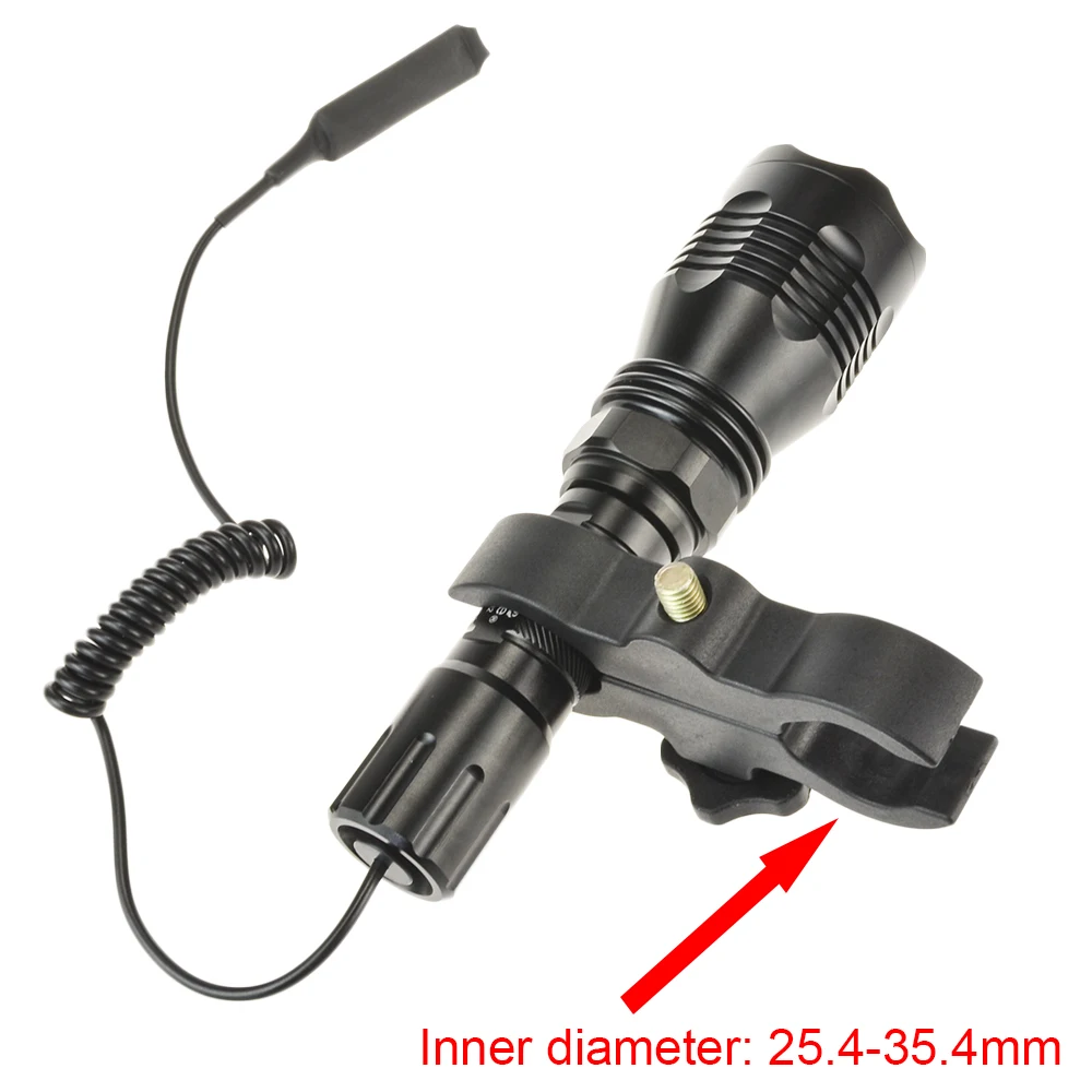 США Тактический Светодиодный Фонарик 1 режим Long Range Свет Охота фонарик Cree XRE 802