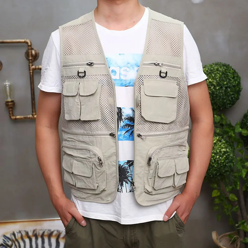 

Outdoor Sport Fishing Men Breathable PHOTOGRAPHY Jacket