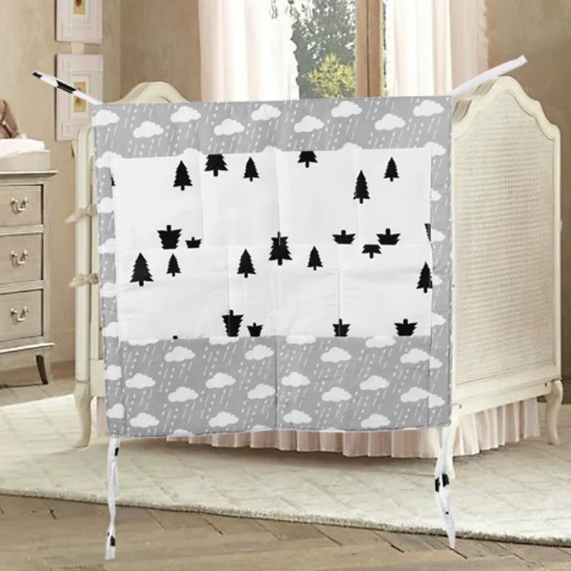 1 шт. органайзер для хранения детских игрушек пеленки карман кроватки постельные