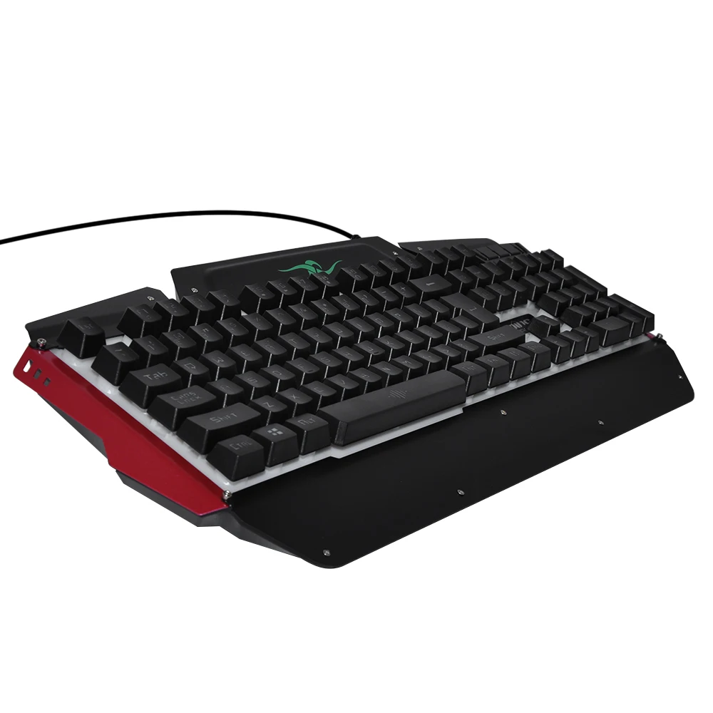 DeepFox проводной светодиодный мультимедийный Эргономичный Usb игровая клавиатура мышь комбинированная подсветка 2400 dpi оптическая геймерская мышь наборы