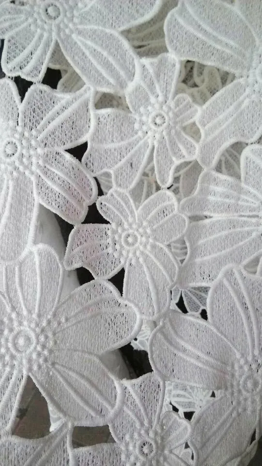 

130cm wide milk fibre guipure motif big leaf embroidery lace fabric,gorgeous embroidery lace,XERY-KX0522A