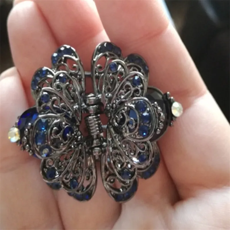 Высококачественные металлические заколки-крабы WWLB в стиле ретро женские заколки