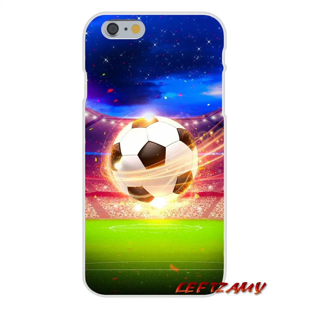 Аксессуары для телефона Чехлы футбольного мяча Роскошный чехол Samsung Galaxy A5 A6S A7 A8 A9S