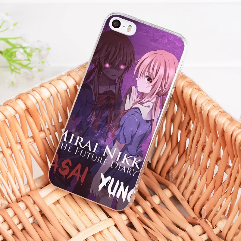 Yinuoda для iphone 7 6 X Чехол аниме Mirai Nikki красочные аксессуары телефона чехол iPhone 8 6S Plus 5
