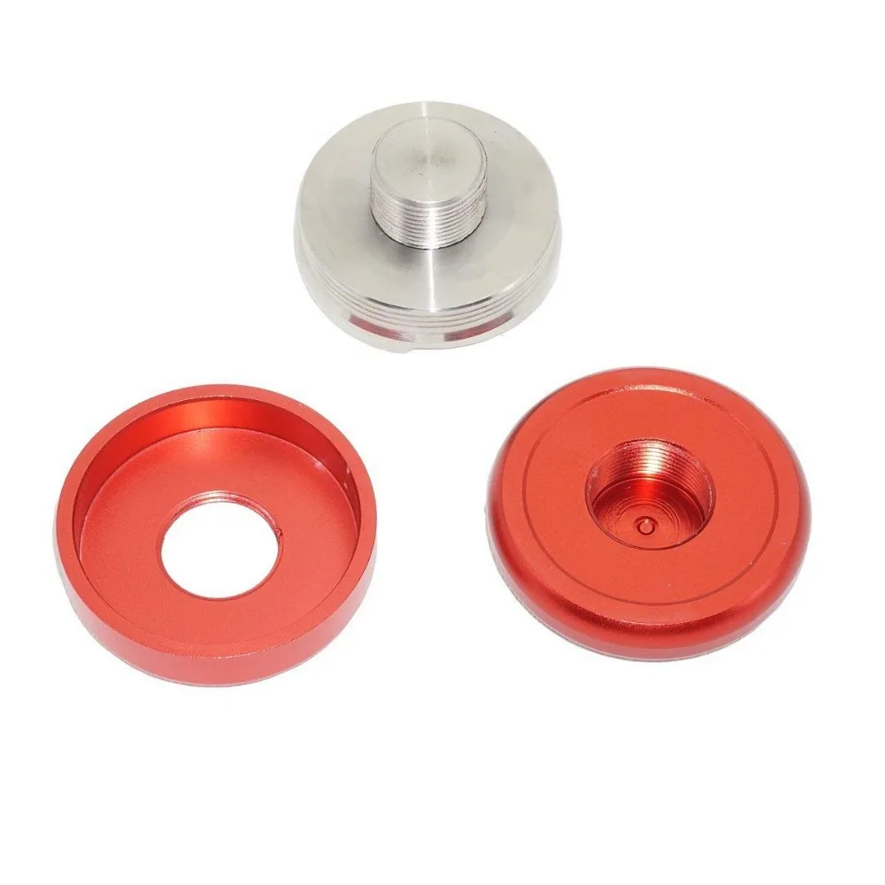 

58mm Red Espresso Coffee Distributor Leveler Tool 500g Macaron Coffee Tamper with Three Angled Slopes for 58mm Portafilter