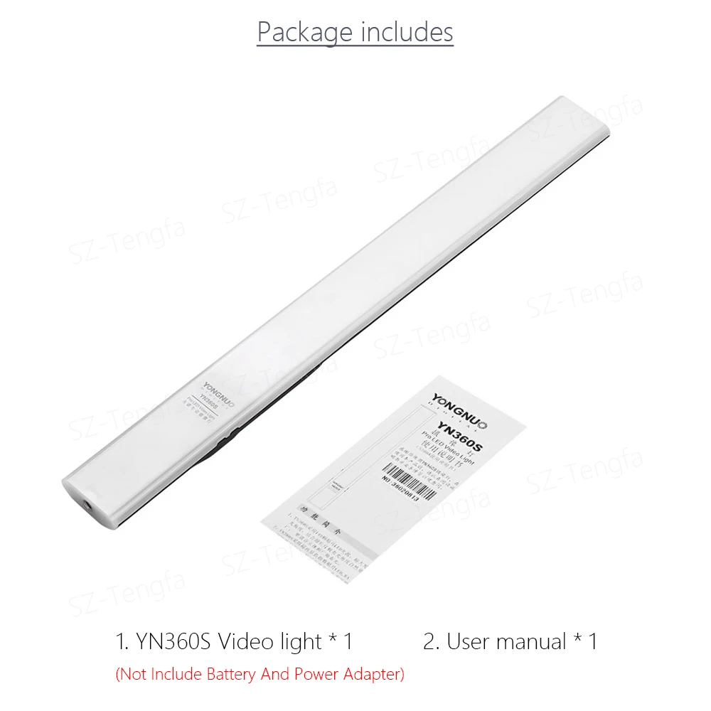 YONGNUO YN360S ультратонкая портативная ледяная палка Светодиодная лампа для