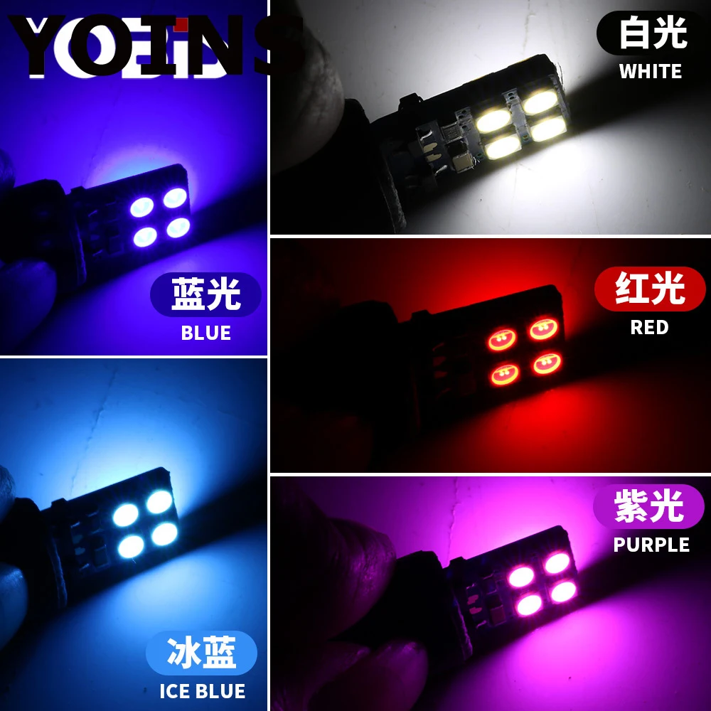 Высокое качество 2X T10 LED 194 501 W5W 8 SMD 3030 Canbus без ошибок автомобильные огни для зазора