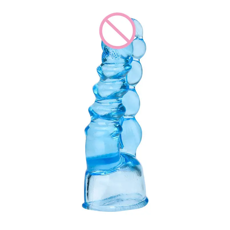 Женский массажер вибратор для расслабления тела синего цвета 6|Дилдо| |