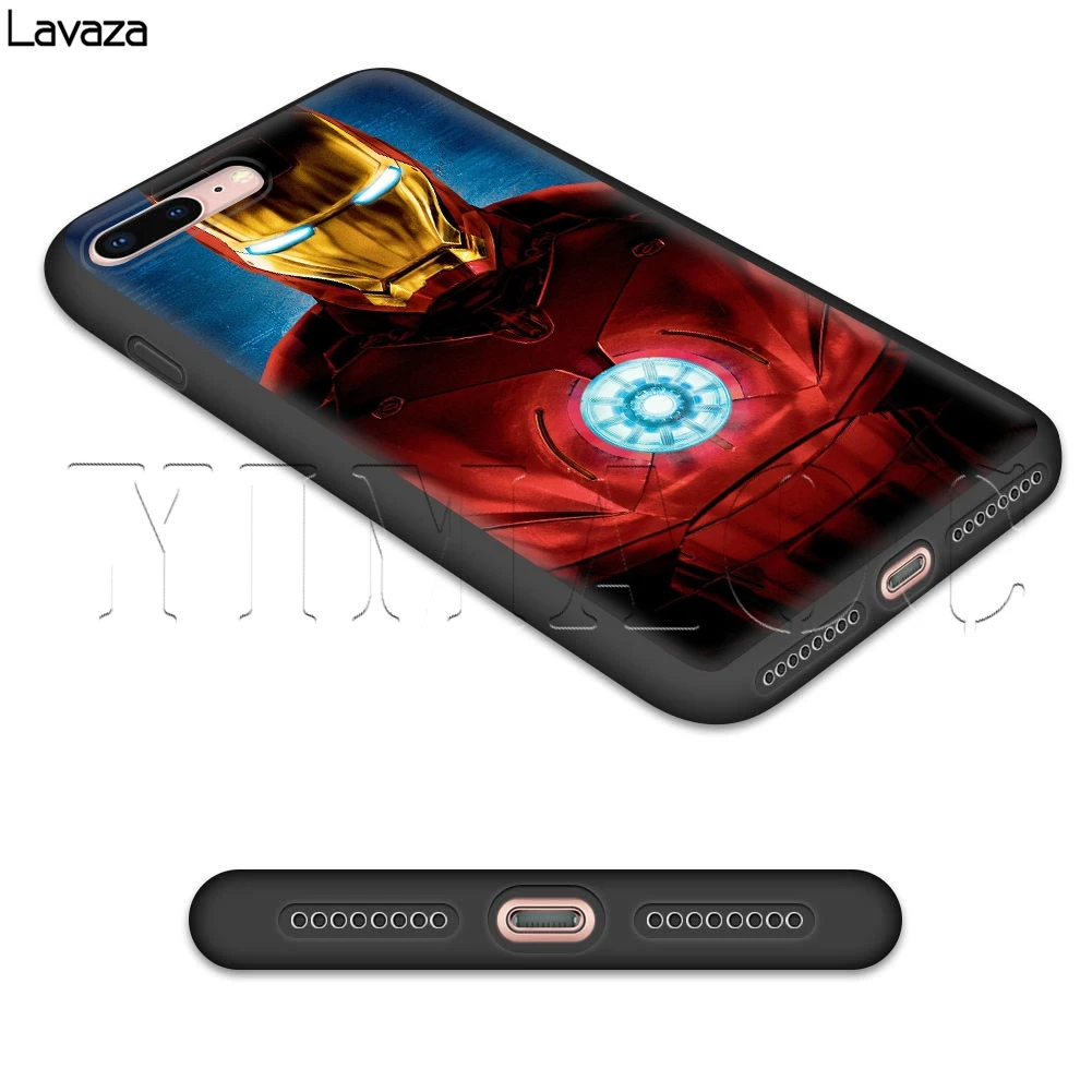 Чехол Lavaza Super Hero Iron Man для iPhone 11 Pro XS Max XR X 8 7 6 6S Plus 5 5s se |