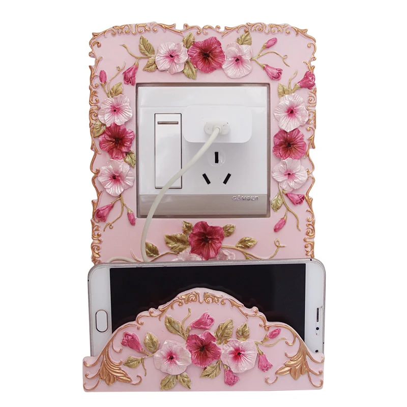 Buy STICKER Stickers mobile phone accessories Home Furnishing resin frame wall socket attached to the living room bedroom on