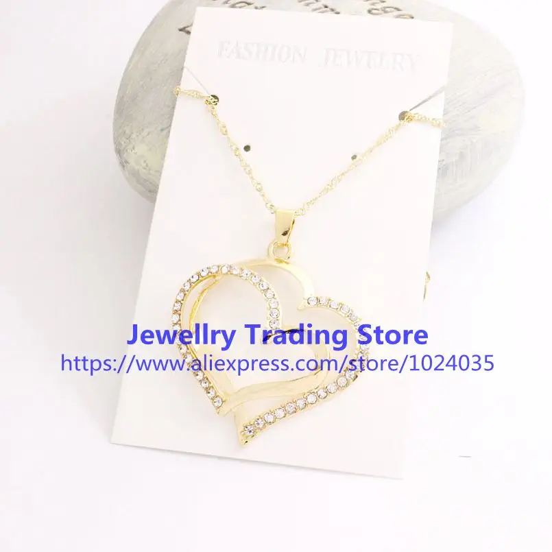 120 комплектов посеребренное женское ожерелье серебряные украшения модный милый