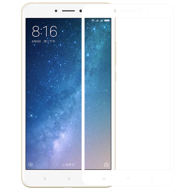 MAKAVO для Xiaomi Mi Max 2 закаленное стекло 9H 2.5D Взрывозащищенная полноэкранная Защитная
