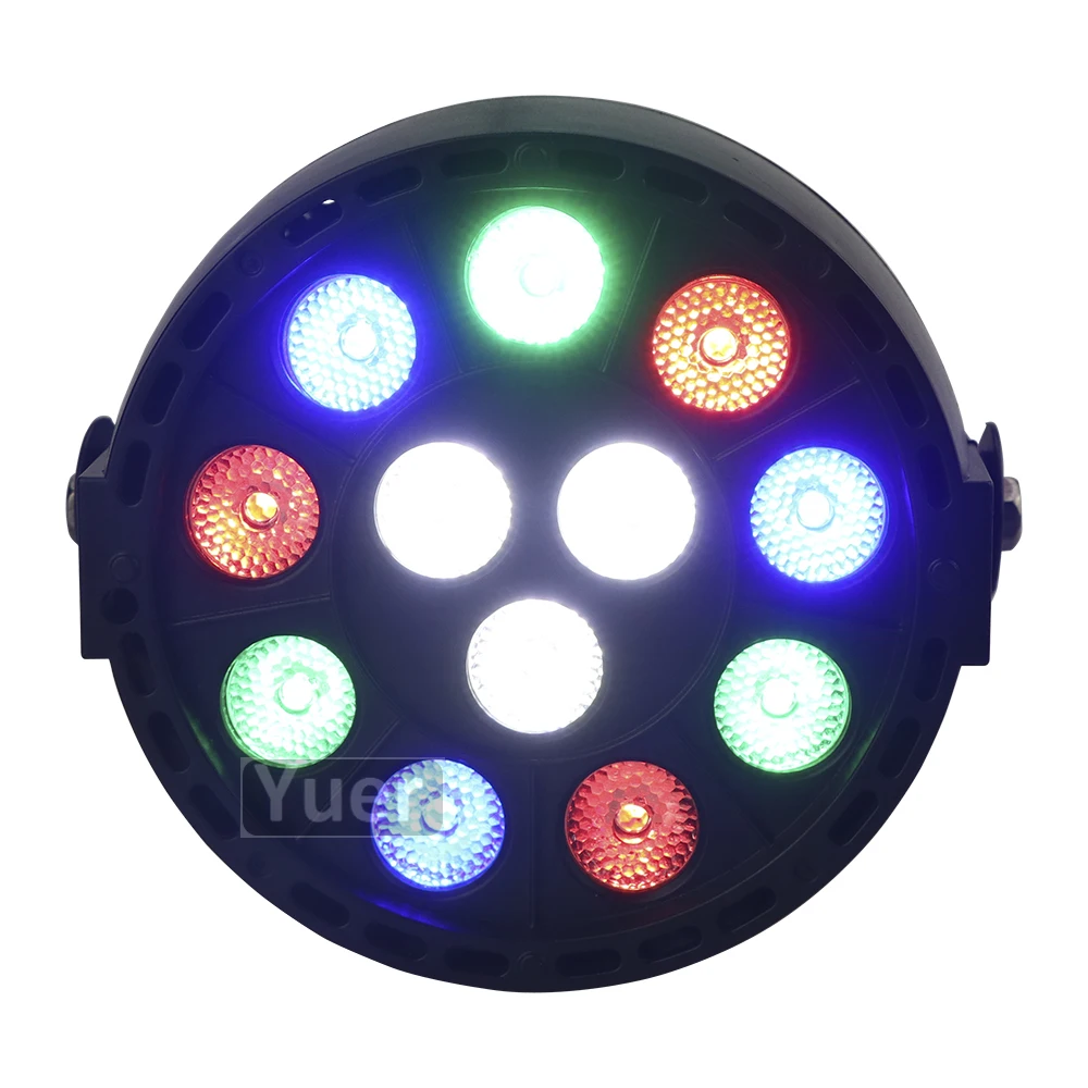 LED Par 12x3W RGBW Мини диско-шар с DMX512 для DJ вечерние звуковые активированные эффект
