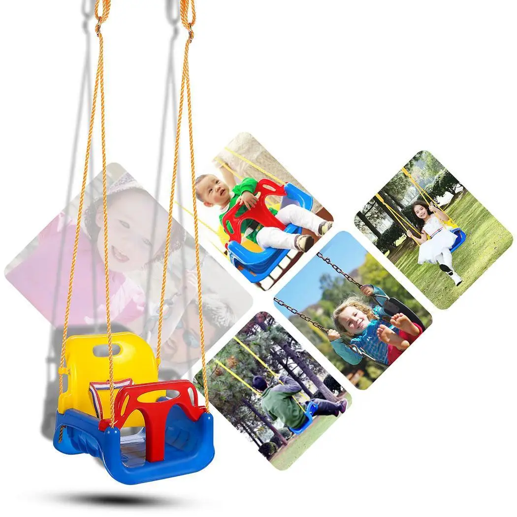 3 в 1 Jungle Gym Swing Seat Heavy Duty Chain Playground Детские уличные качели поворотные с цепью парк