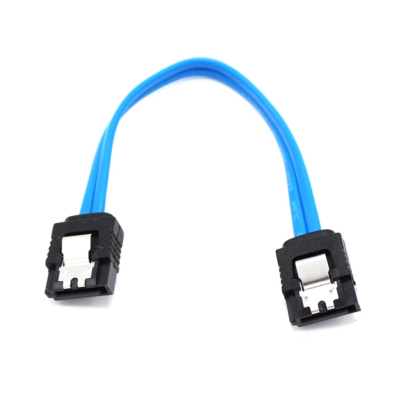 Супер короткие см 10 SATA Serial ATA кабель для передачи данных с защелкой HDD жесткий диск