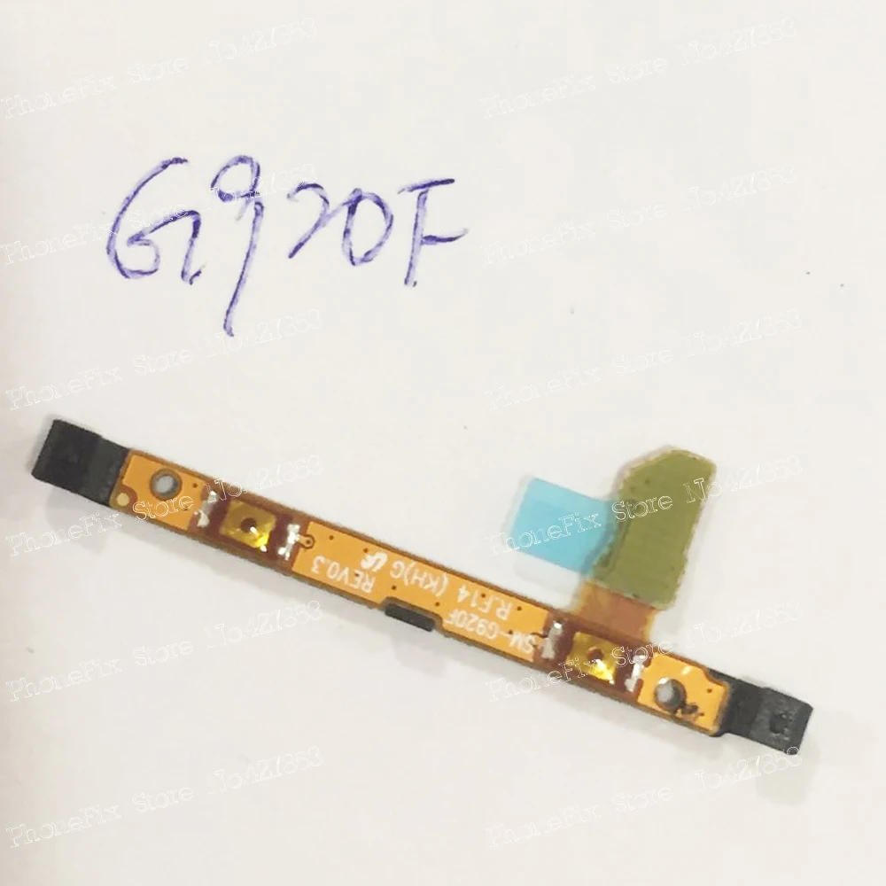 

10pcs/lot Original Genuine For Samsung Galaxy S6 G920F Volume Button Flex Cable Replacement Parts