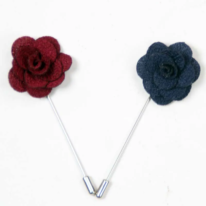 DIY жемчужный льняной трехмерный цветок маленькая Роза ручной работы брошь значок