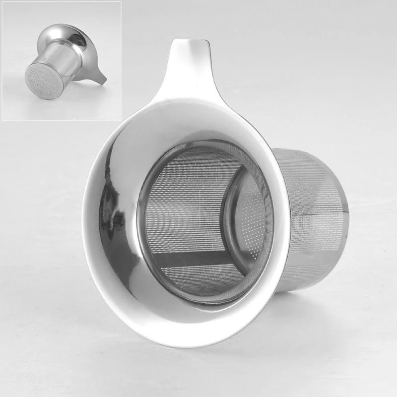 304 нержавеющая сталь фильтр тонкой сетки Чай Infuser многоразовый фильтр|Фильтры для