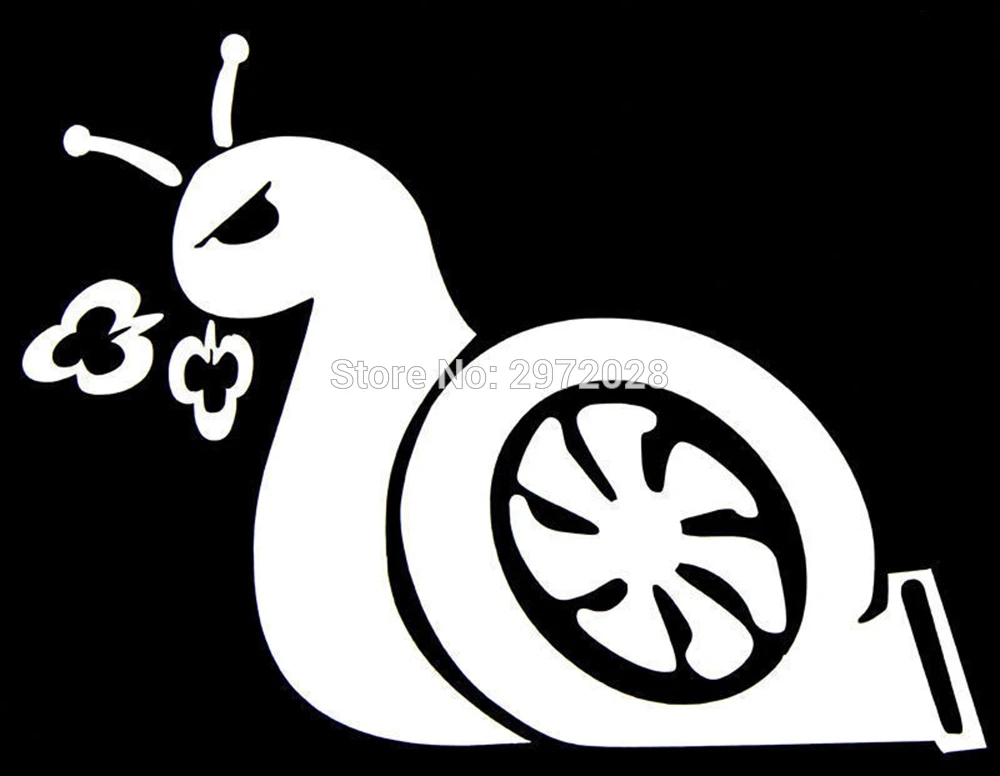 

10 x New Design Funny Snail Boost Car Creative Decorative Auto Decal Cartoon Car Reflective Sticker Car Body Decal Pattern Vinyl