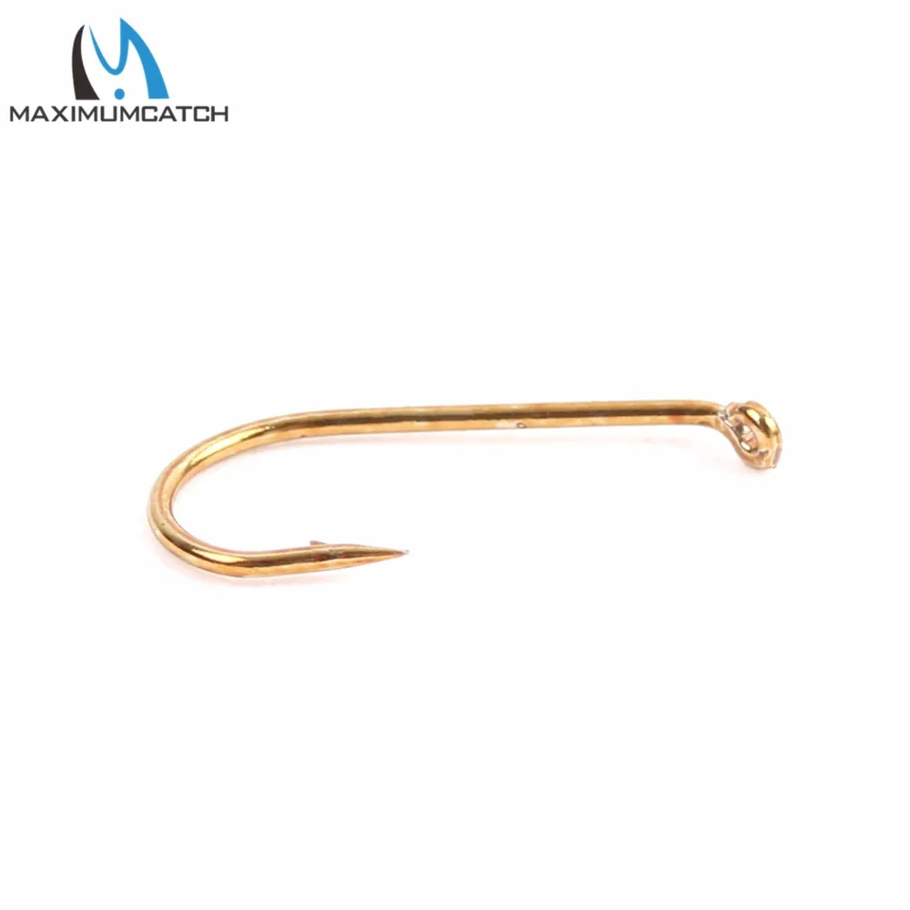 Maximumcatch 100 шт. мушки крючок колючая муха рыболовные Крючки #12 высокого качества