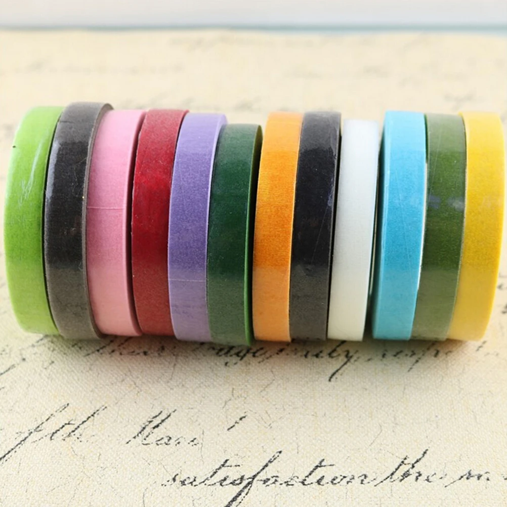 

30 Yard 12MM Width Paper Tape For Florist Accessories Florist Floral Stem Tape Corsages Buttonhole Artificial Flower Stamen Wrap