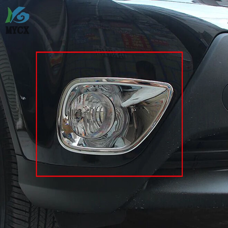 Автомобильный Стайлинг для toyota rav4 аксессуары ABS хром передние противотуманные