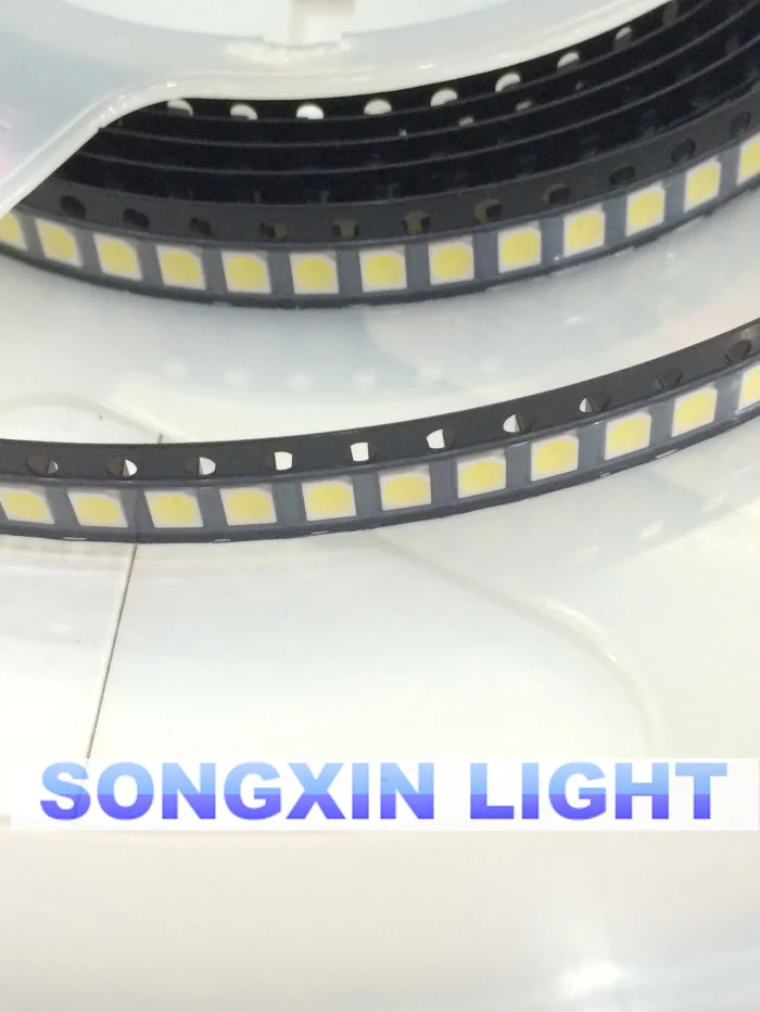 200 шт./лот 1210 Белый 3528 SMD светодиодный яркий белый светоизлучающие диоды 5000-7000k 6-7lm